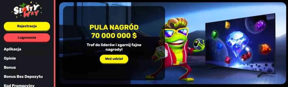 Slottyway kasyno online – bonus powitalny 450% i 30 zł za rejestrację bez depozytu